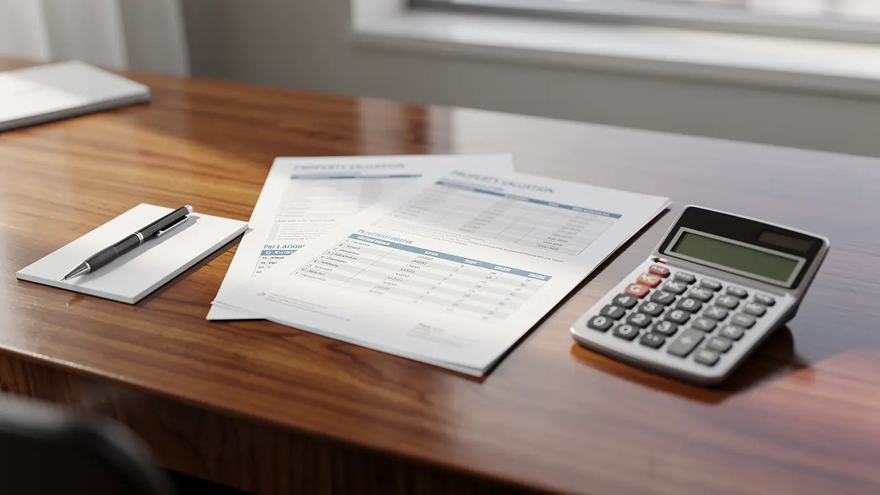 Calculator and lease extension documents used to estimate premium costs