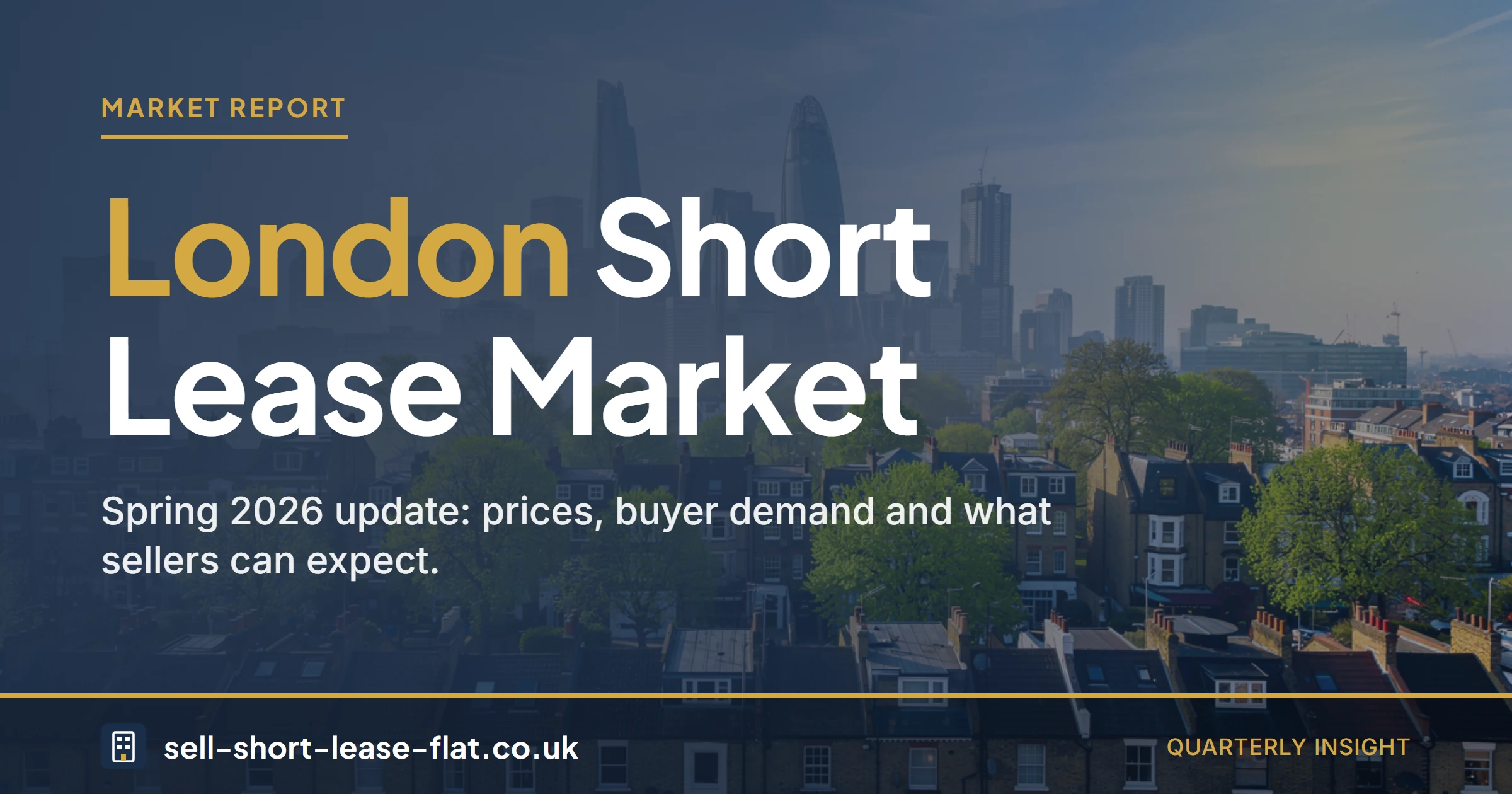 London short lease flat market update for spring 2026 with prices and demand
